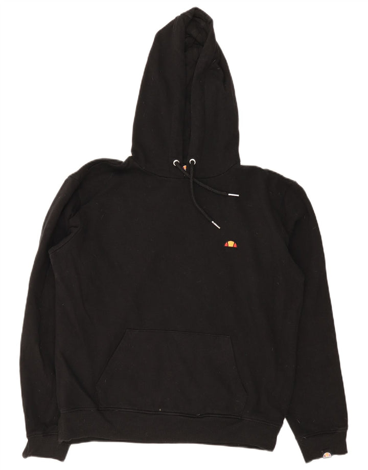 Pulover cu glugă pentru femei Ellesse UK 12, bumbac mediu negru