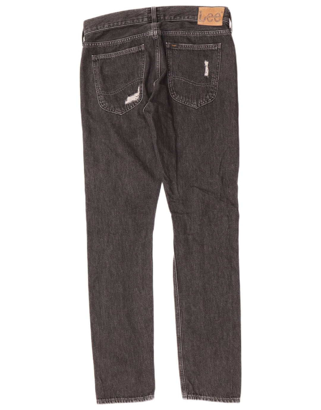 Blugi slim pentru bărbați Lee Distressed W31 L32 bumbac gri