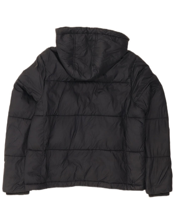 Jachetă căptușită pentru femei Jack Wills, cu glugă, cu formă relaxată, UK 10, Mic, bleumarin