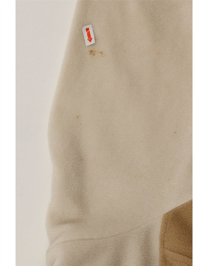 Pulover pentru femei COLUMBIA Crop Fleece UK 14 Medium White Colorblock