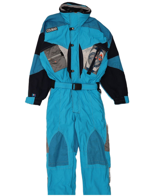 Salopetă de schi pentru femei Colmar, cu glugă, IT 52 2XL, albastru, nailon color bloc