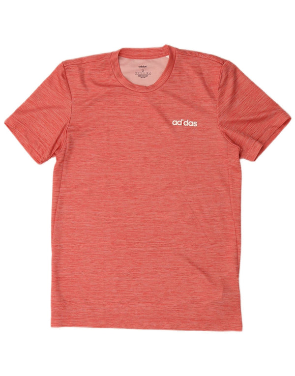 Tricou pentru bărbați Adidas Aeroready Top mic roz din poliester cu pături