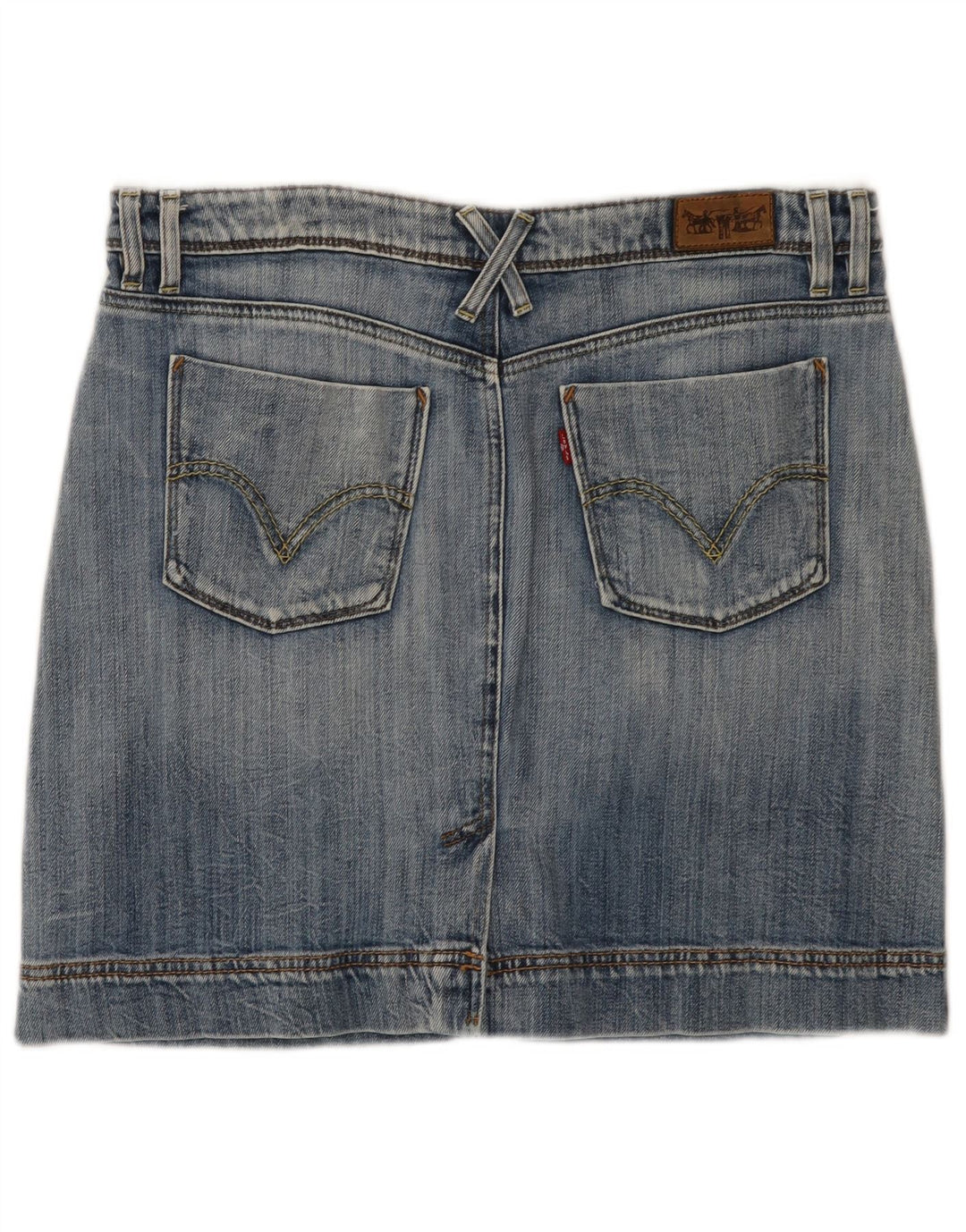 LEVI'S Mini Fusta Denim Mare W34 Bumbac Albastru