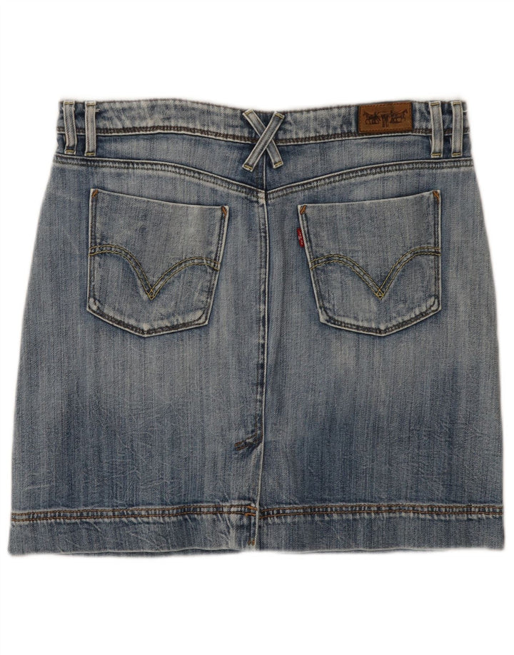 LEVI'S Mini Fusta Denim Mare W34 Bumbac Albastru
