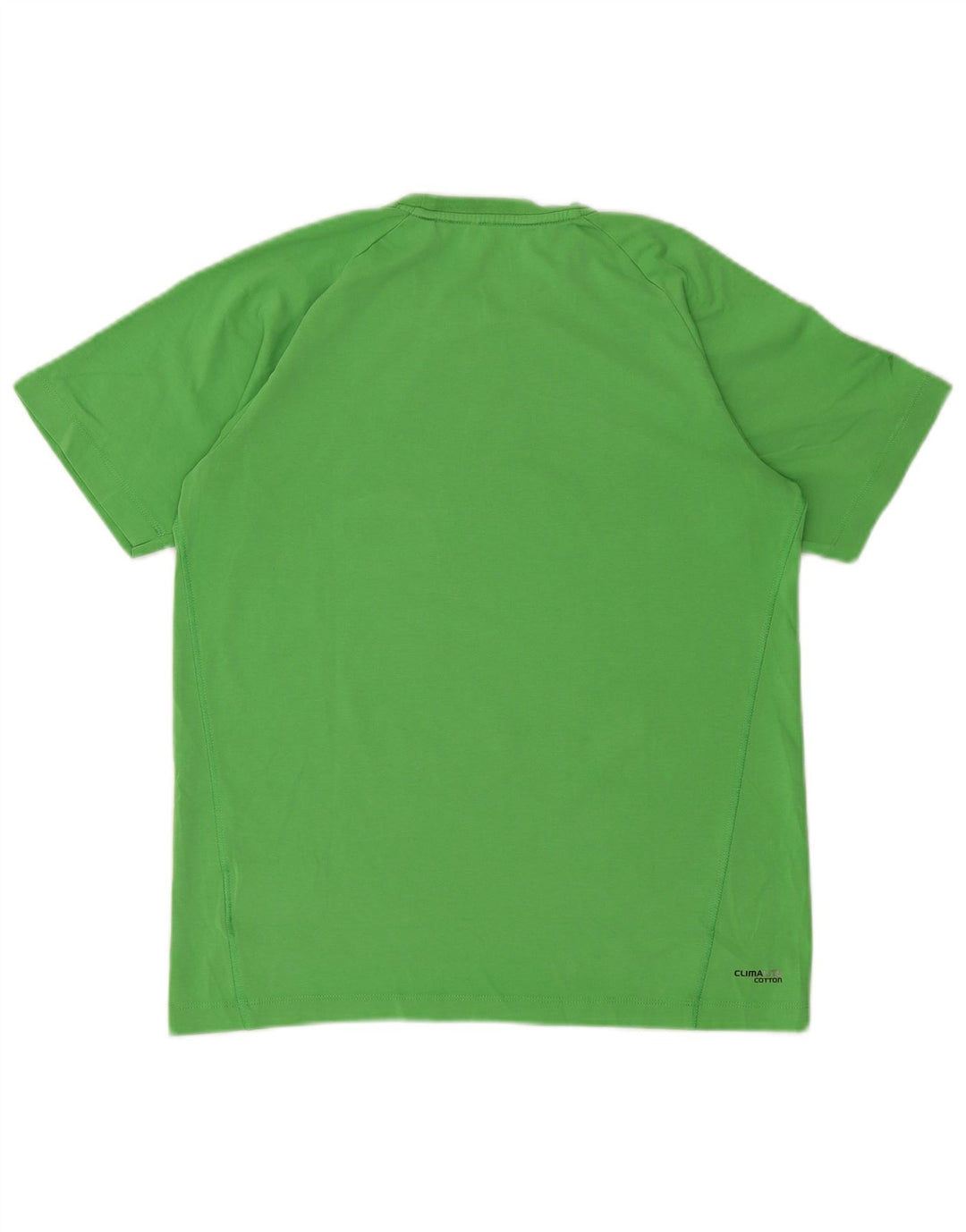 Tricou grafic ADIDAS Climalite pentru băieți Top 15-16 ani bumbac verde