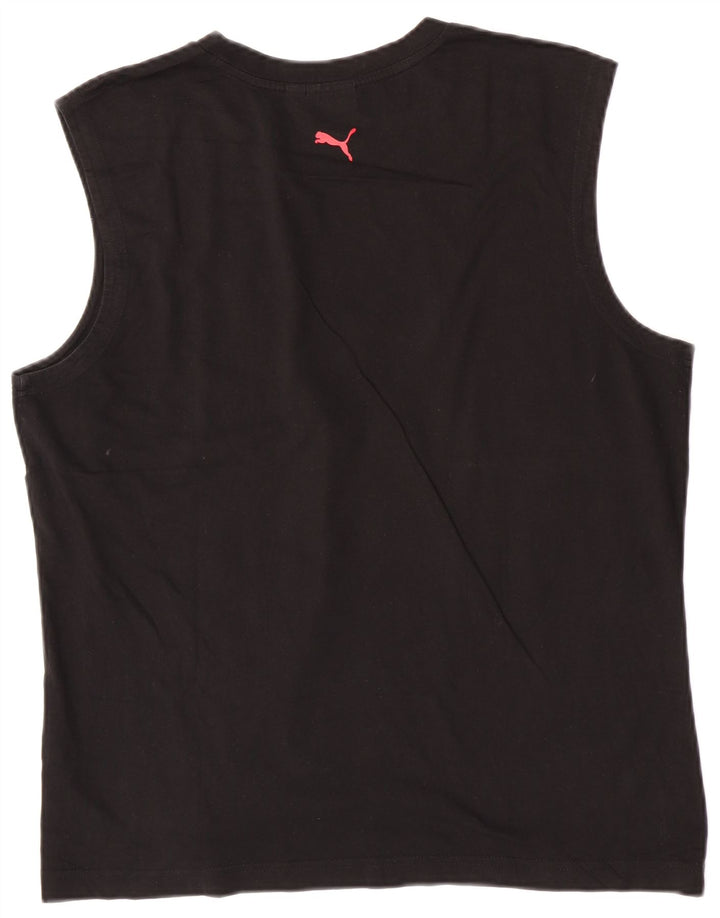 Vesta grafică pentru bărbați Puma XL, negru