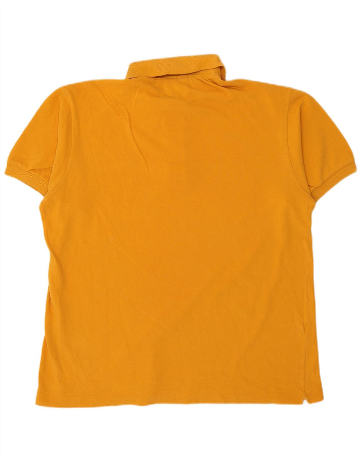 Tricou polo Lacoste pentru bărbați mărimea 4 bumbac portocaliu mediu