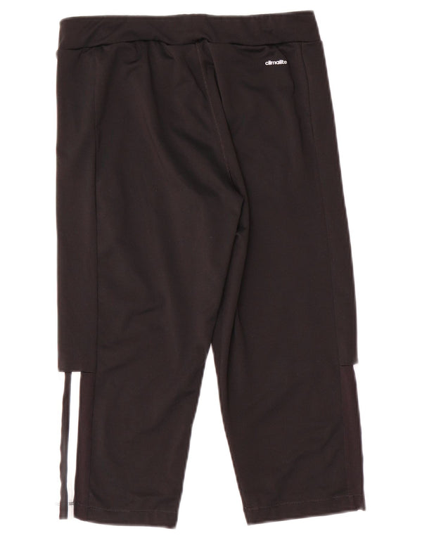 Pantaloni de trening Adidas Climalite Capri pentru baieti 13-14 ani poliester negru