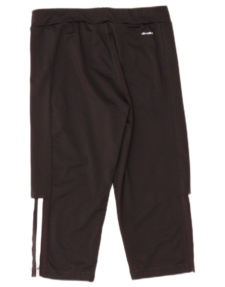Pantaloni de trening Adidas Climalite Capri pentru baieti 13-14 ani poliester negru