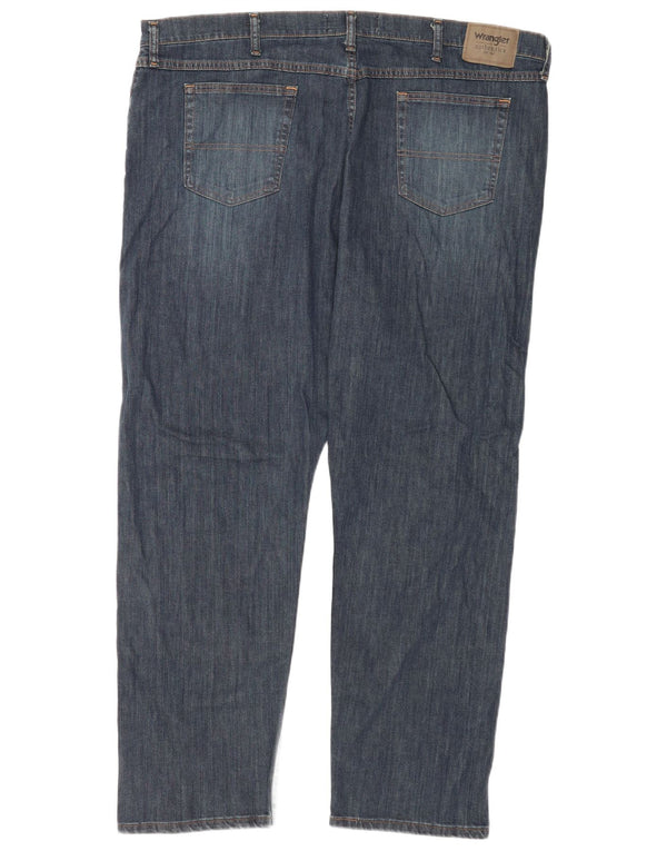 Blugi drepti pentru bărbați Wrangler W46 L32 Bumbac albastru