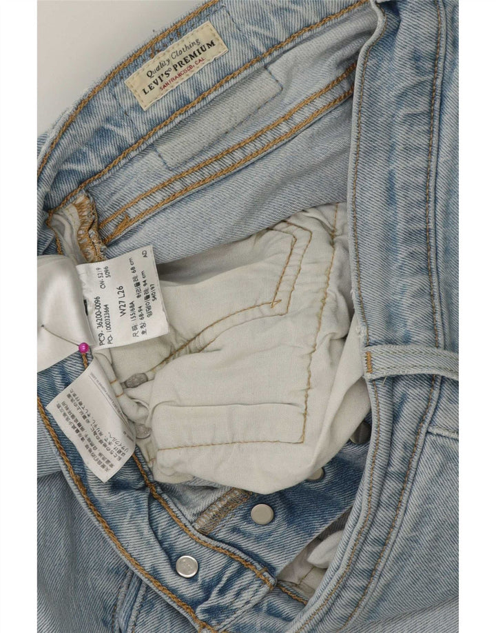 Blugi drepti pentru femei Levi's W27 L26 Bumbac albastru