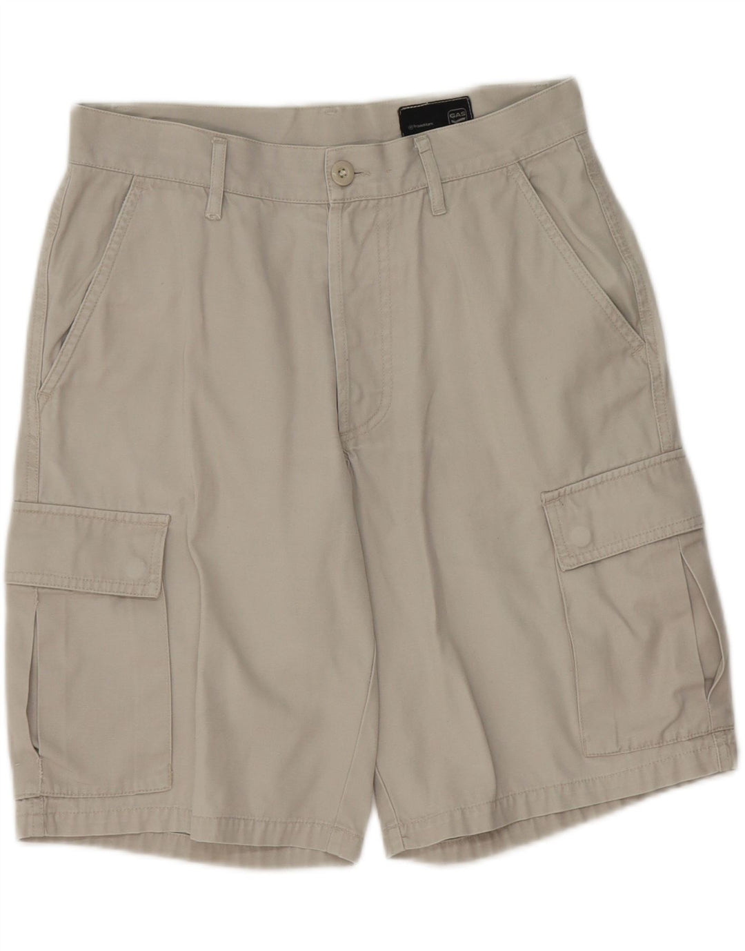 GAS Mens Cargo Shorts W31 Medium Grey Cotton Vintage Gas and Second-Hand Gas from Messina Hembry 