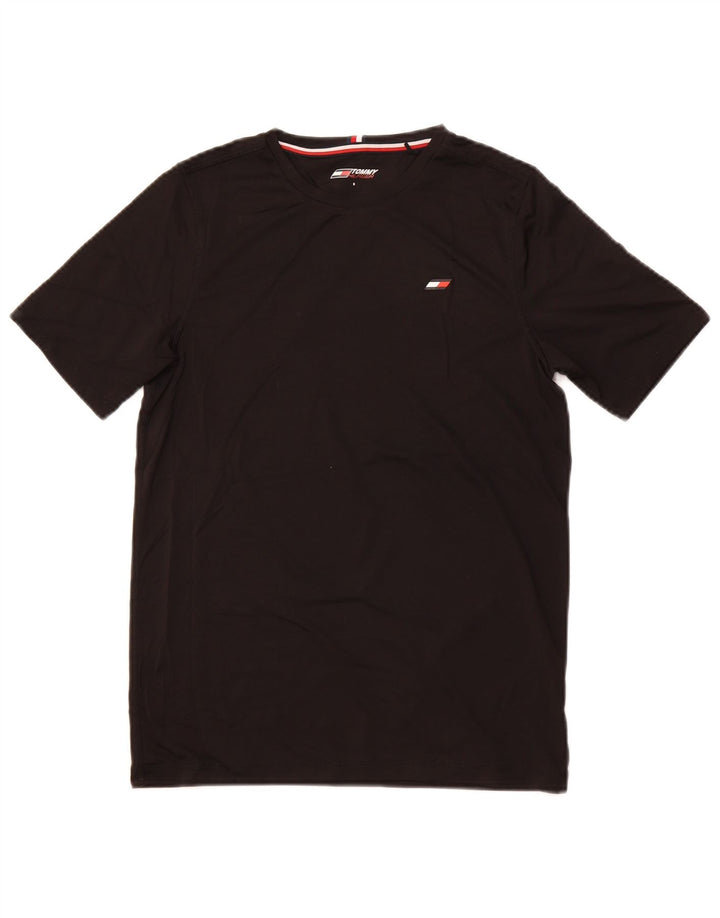 TOMMY HILFIGER Tricou Bărbați Top Mic Negru Poliester