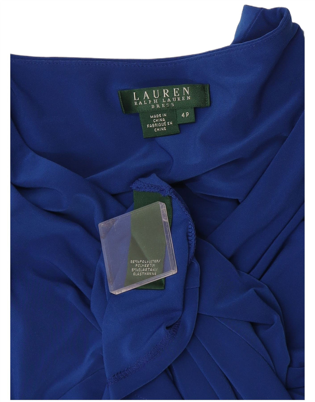 Rochie teacă fără mâneci pentru femei Ralph Lauren US 4 Small Blue Poliester