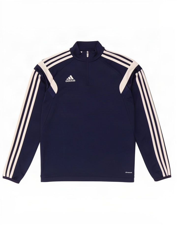 Adidas Boys Climacool Pullover Trening Top 11-12 ani mare bleumarin