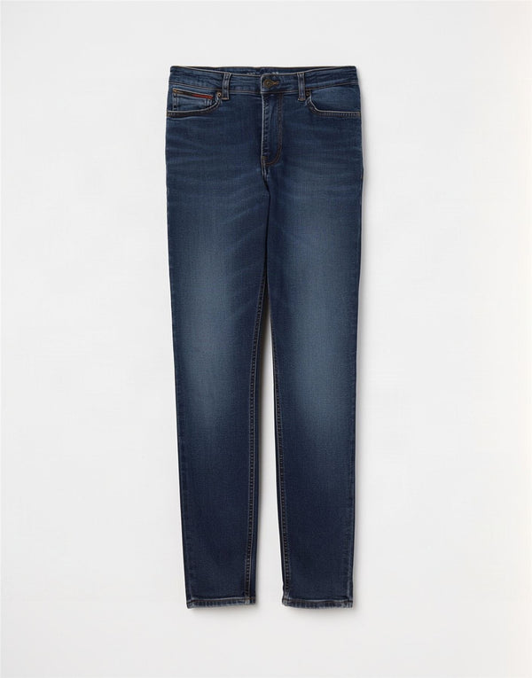 Blugi pentru bărbați Tommy Hilfiger Simon skinny W30 L32 bumbac bleumarin
