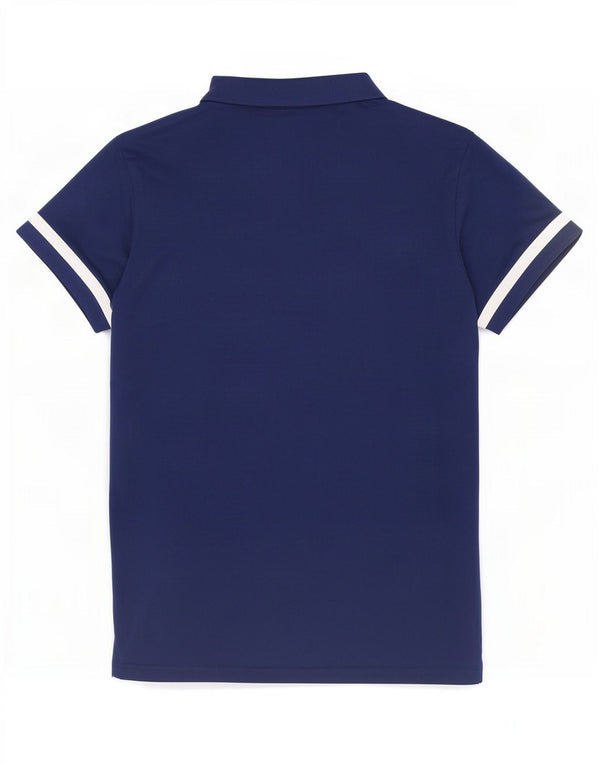 Tricou polo lung Adidas pentru femei UK 24/26 2XL Bleumarin Poliester