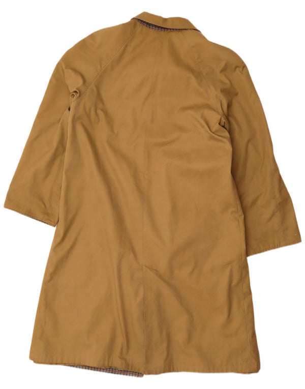 Vintage Womens Reversible Overcoat IT 50 XL Beige