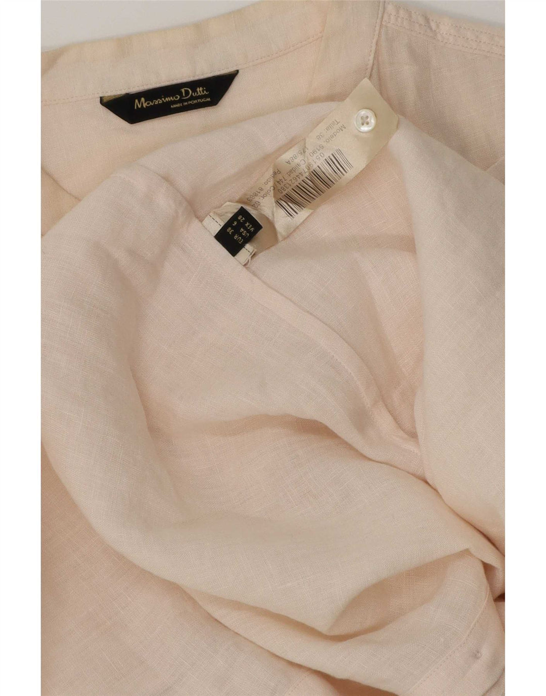 Cămașă peste cămașă Massimo Dutti pentru femei EU 38 Mic Bej