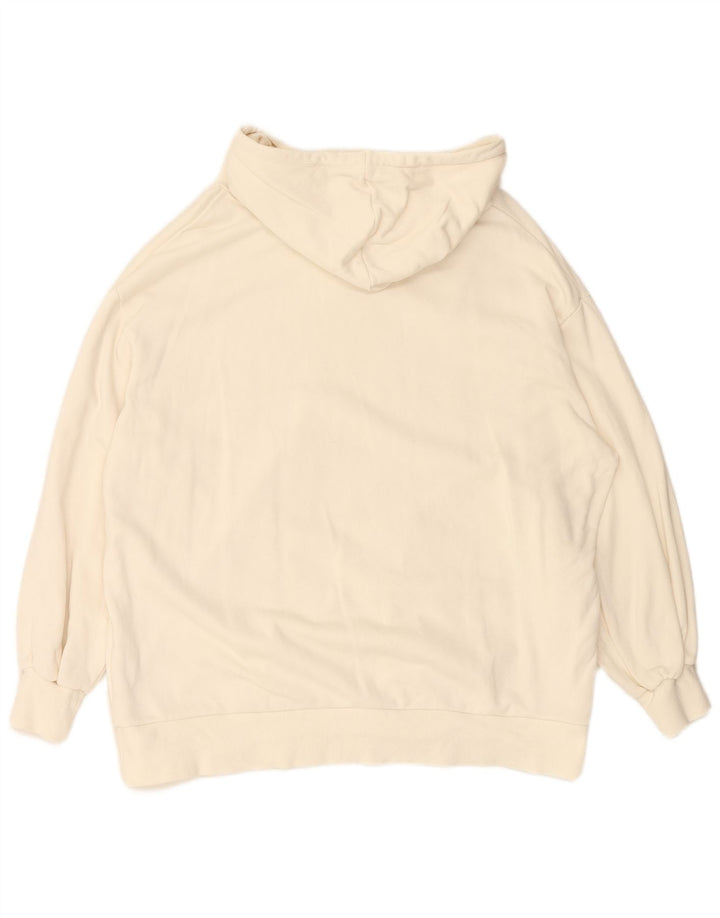 Pulover supradimensionat pentru femei PUMA UK 14 Bumbac alb mediu