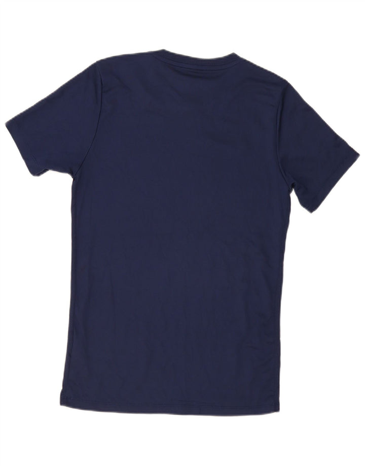 Tricou pentru bărbați Nike Dri Fit Top mic, albastru bleumarin, poliester