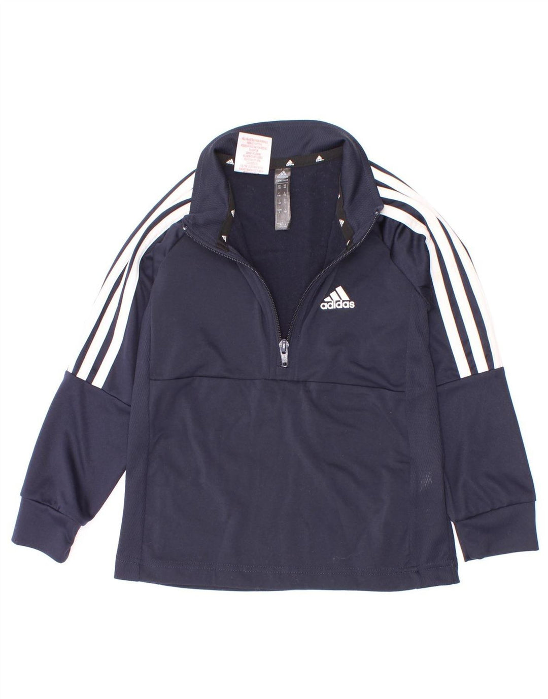 Adidas Boys Aeroready Zip Neck Pullover Trening Top 5-6 ani Bleumarin