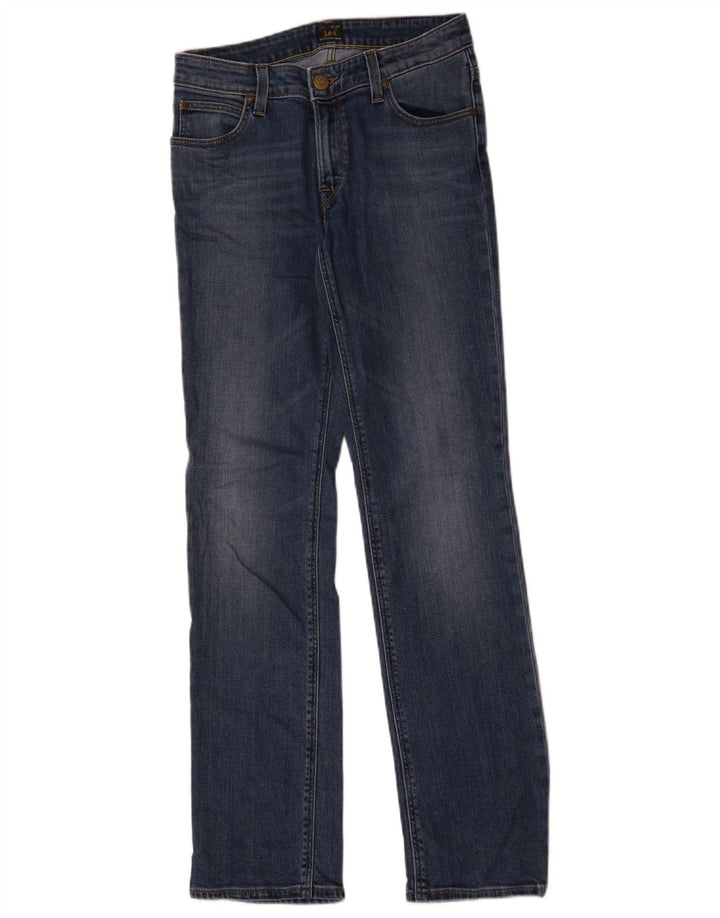 Blugi Lee Marion drepte pentru femei W26 L31 Bumbac albastru