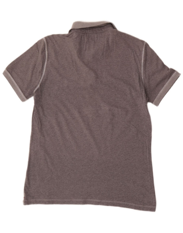 Tricou polo pentru bărbați Aeronautica Militare XL bumbac gri