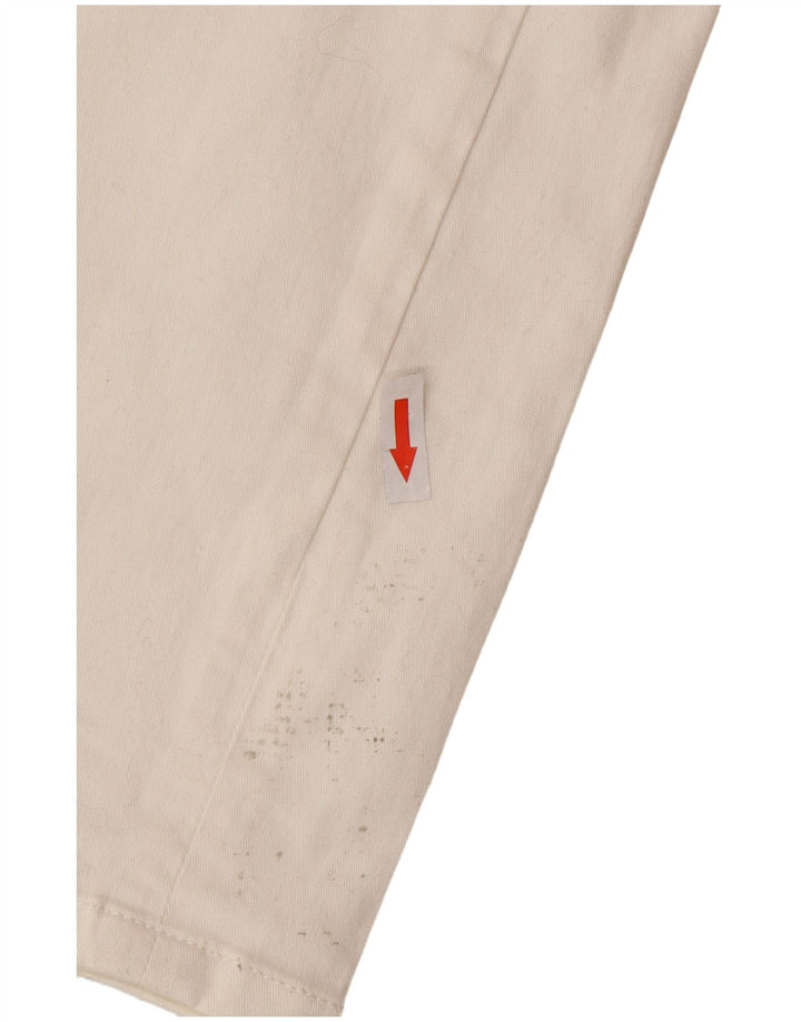 Blugi drepti pentru femei Calvin Klein US 10 Medium W30 L26 Bumbac alb