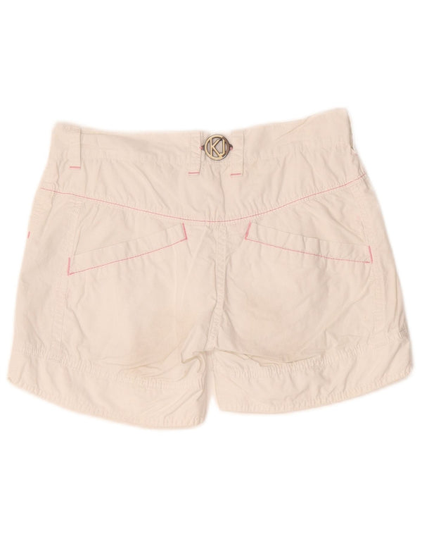 Pantaloni scurți Calvin Klein pentru femei W28 bumbac alb mediu
