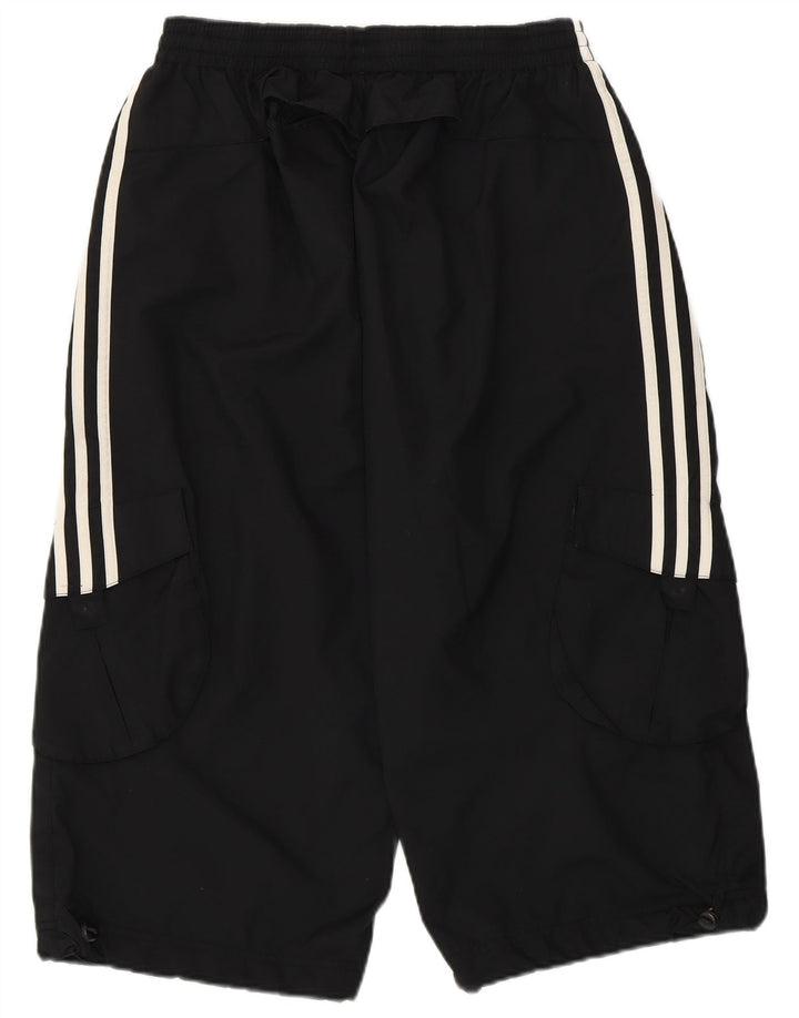 Pantaloni scurți sport Bermuda Adidas pentru bărbați, poliester mediu negru
