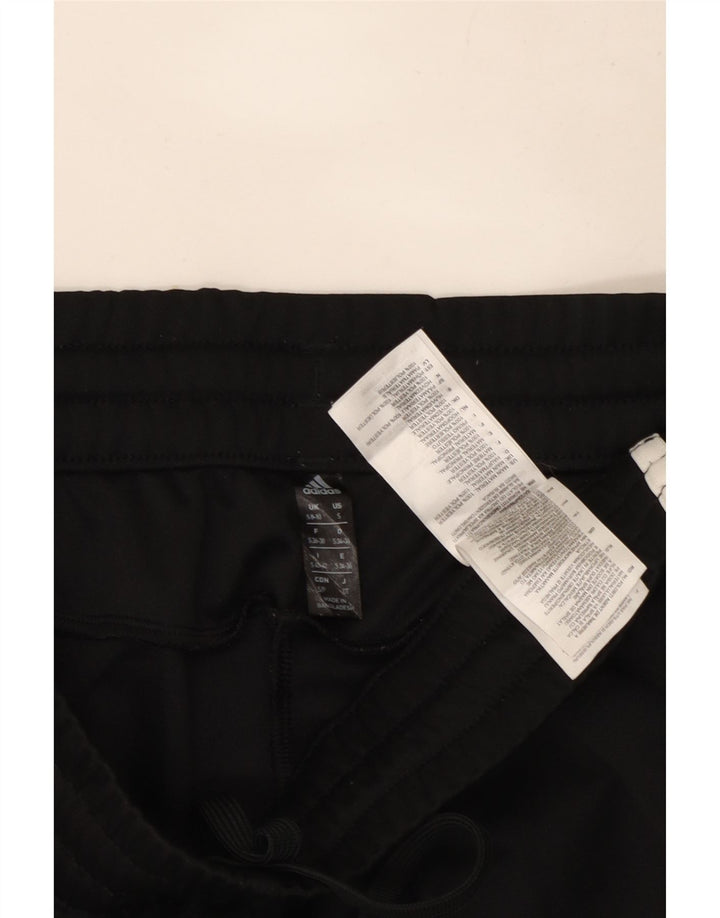 Pantaloni de trening ADIDAS pentru femei UK 8/10 Poliester negru mic