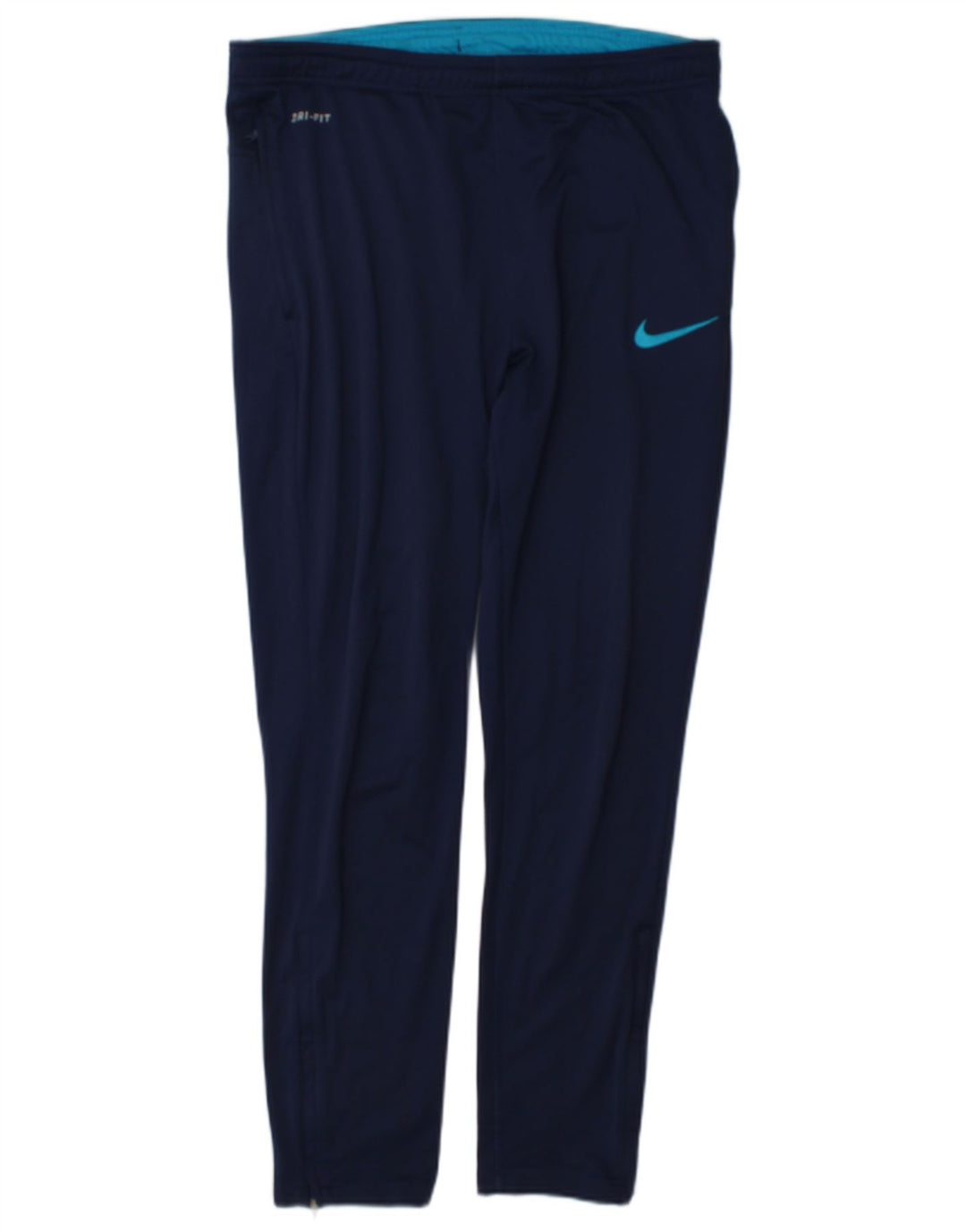 Pantaloni de trening Nike Dri Fit pentru bărbați, poliester mediu albastru bleumarin