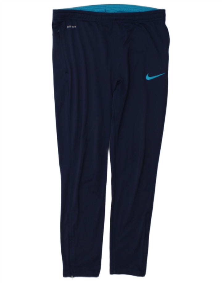 Pantaloni de trening Nike Dri Fit pentru bărbați, poliester mediu albastru bleumarin