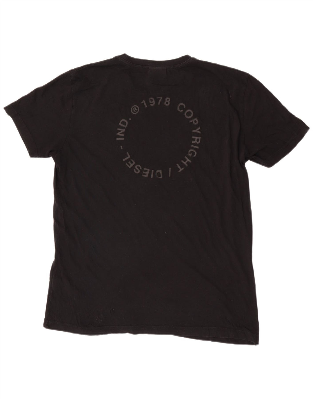 Tricou grafic pentru bărbați Diesel Top XL Bumbac negru