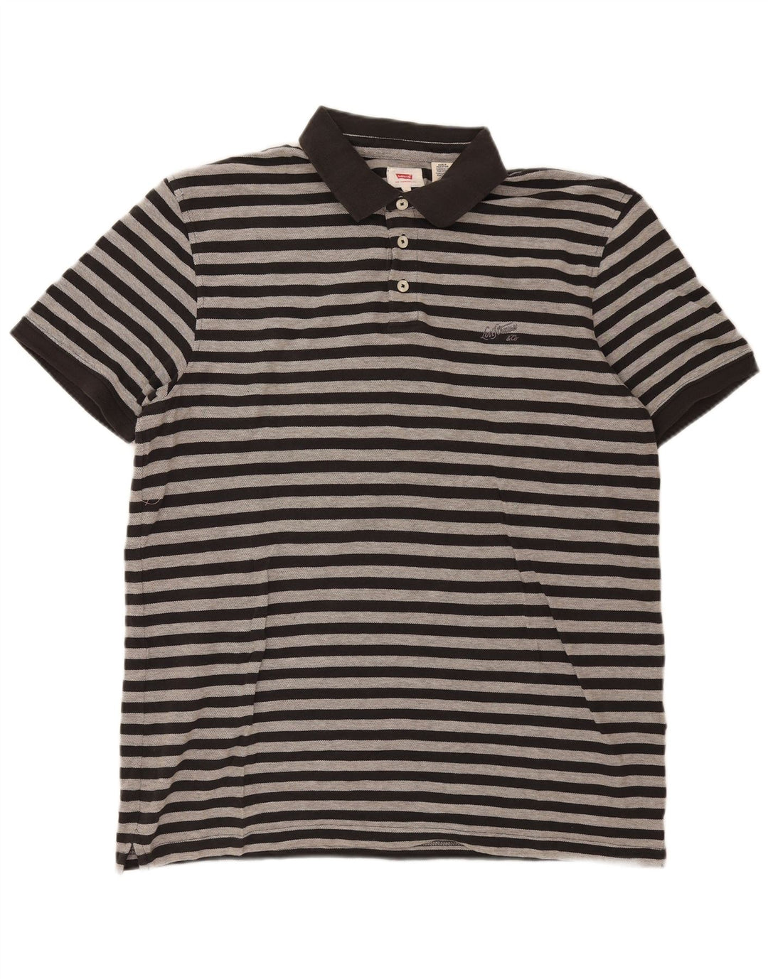 Tricou polo pentru bărbați Levi's XL cu dungi negre