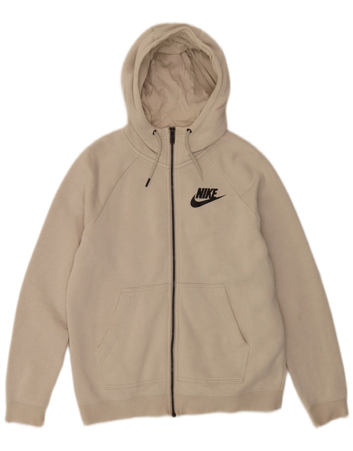 Pulover Nike pentru femei cu fermoar, UK 14 Medium White