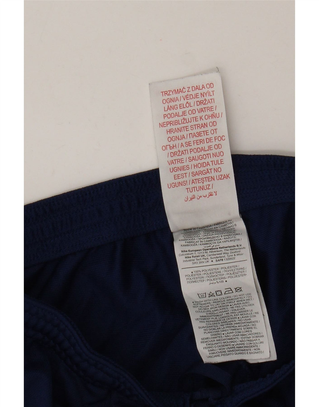 Pantaloni de trening NIKE Dri Fit pentru băieți 13-14 ani XL poliester albastru