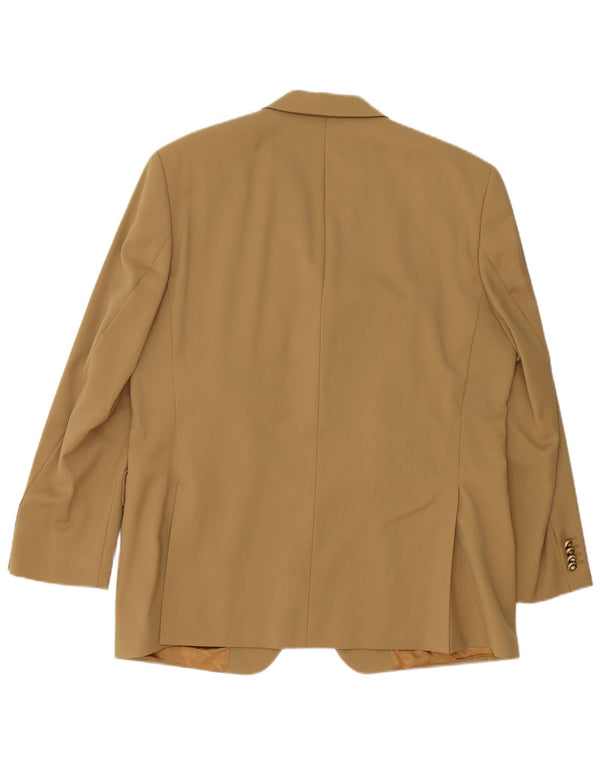 PIERRE CARDIN Jachetă pentru bărbați cu 3 nasturi, UK 40, mare, bej, lână virgină