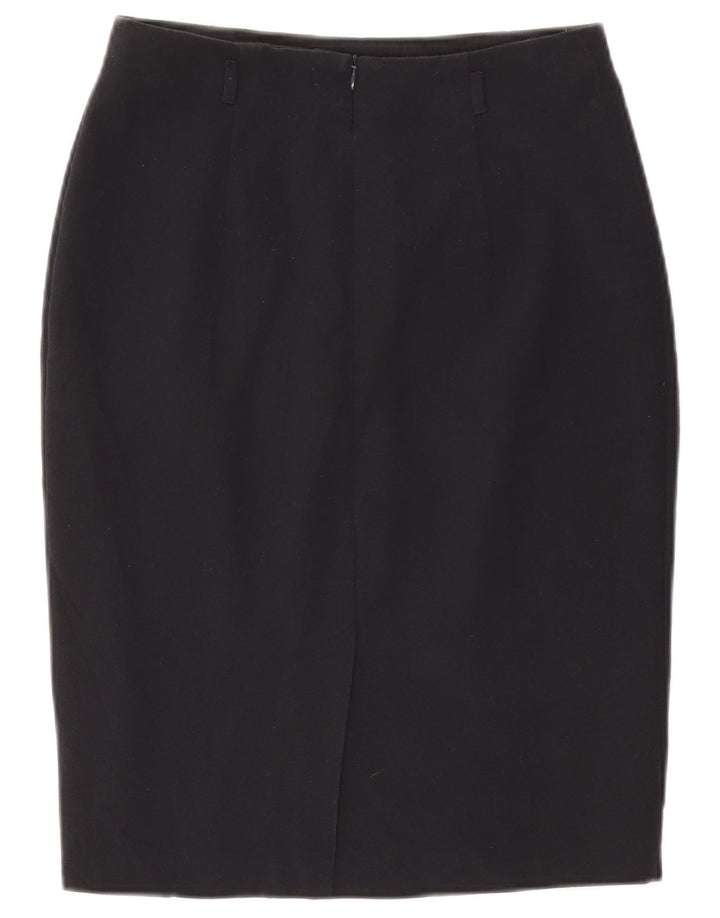 Fusta creion pentru femei Marks & Spencer UK 10 Small W27 Bleumarin Poliester