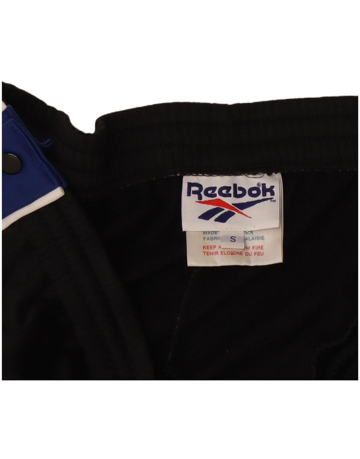 Pantaloni de trening pentru bărbați Reebok, negru, poliester color bloc