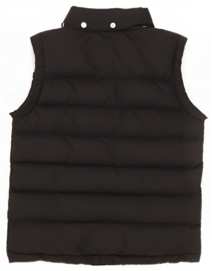 Gilet căptușit pentru băieți Nike 12-13 ani, mare, negru, poliester