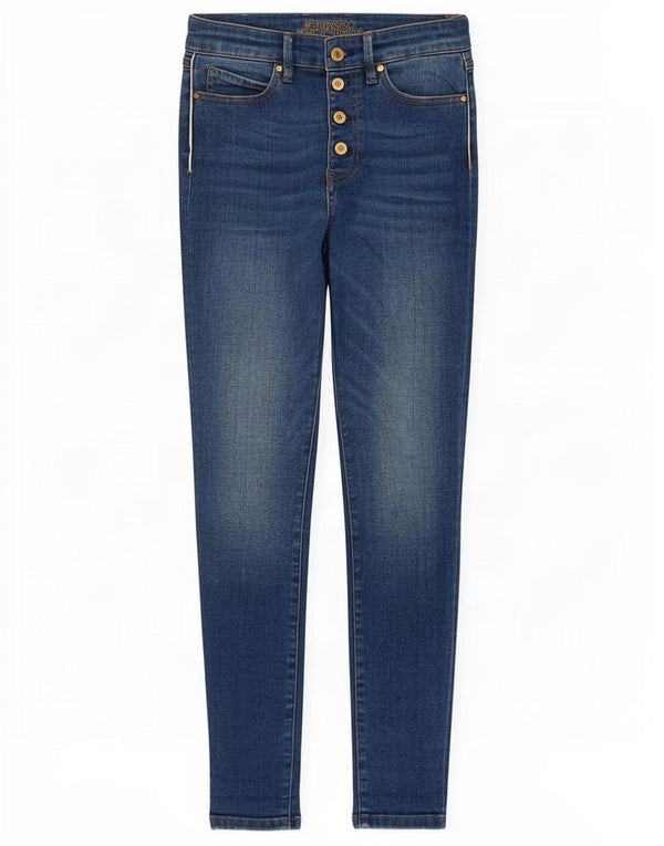 Blugi skinny pentru femei Guess W27 L28 Bumbac albastru