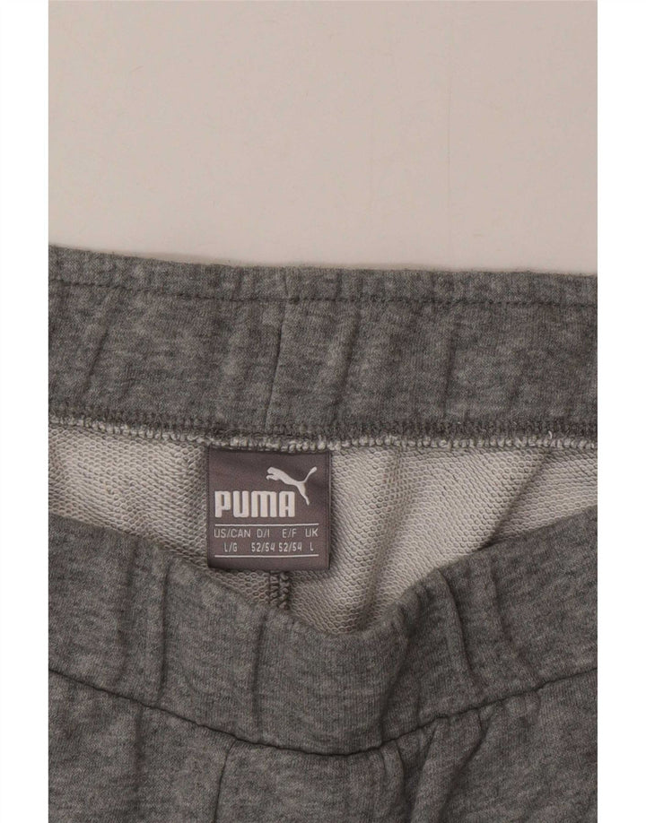 Pantaloni scurți sport grafic Puma pentru bărbați, mari, gri pete
