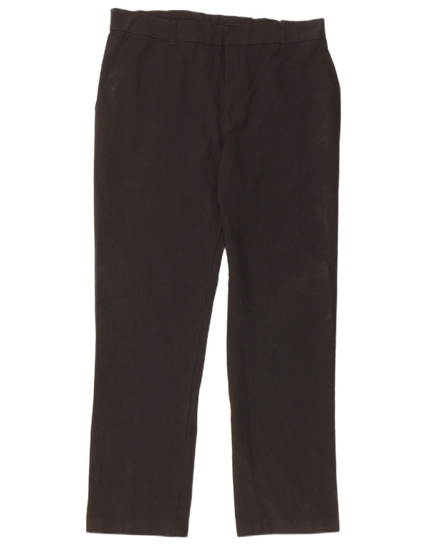 Pantaloni chino drepți pentru băieți Marks & Spencer 15-16 ani W32 L29 negru