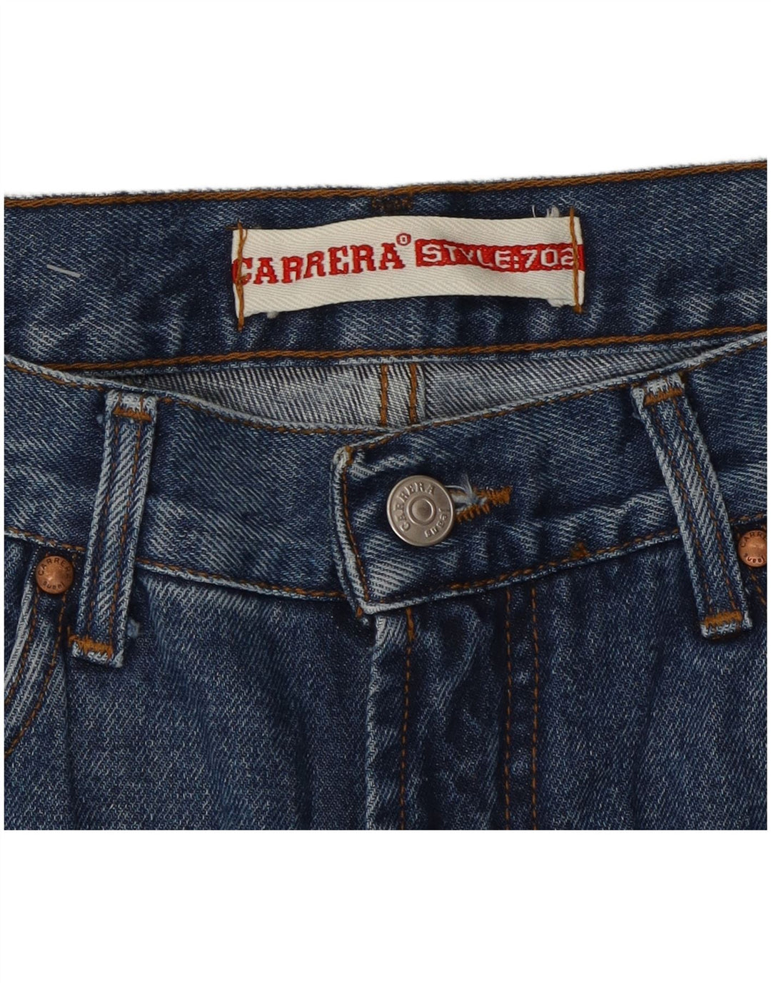 CARRERA Blugi 702 drepti pentru bărbați W34 L33 Albastru