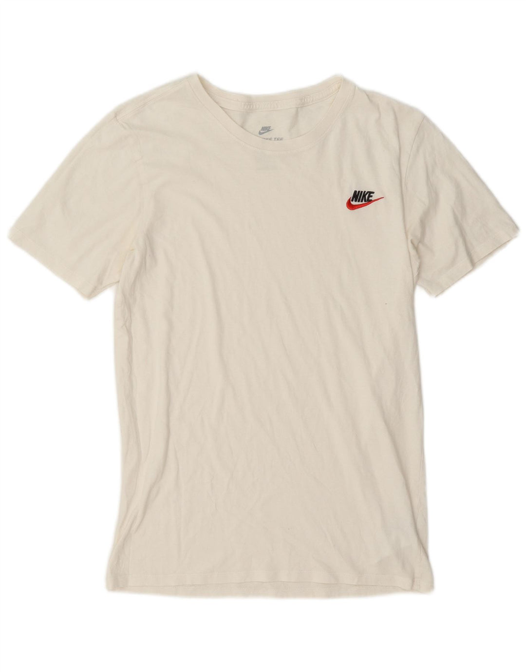 Tricou cu croi atletic Nike pentru bărbați Top mic, alb, bumbac