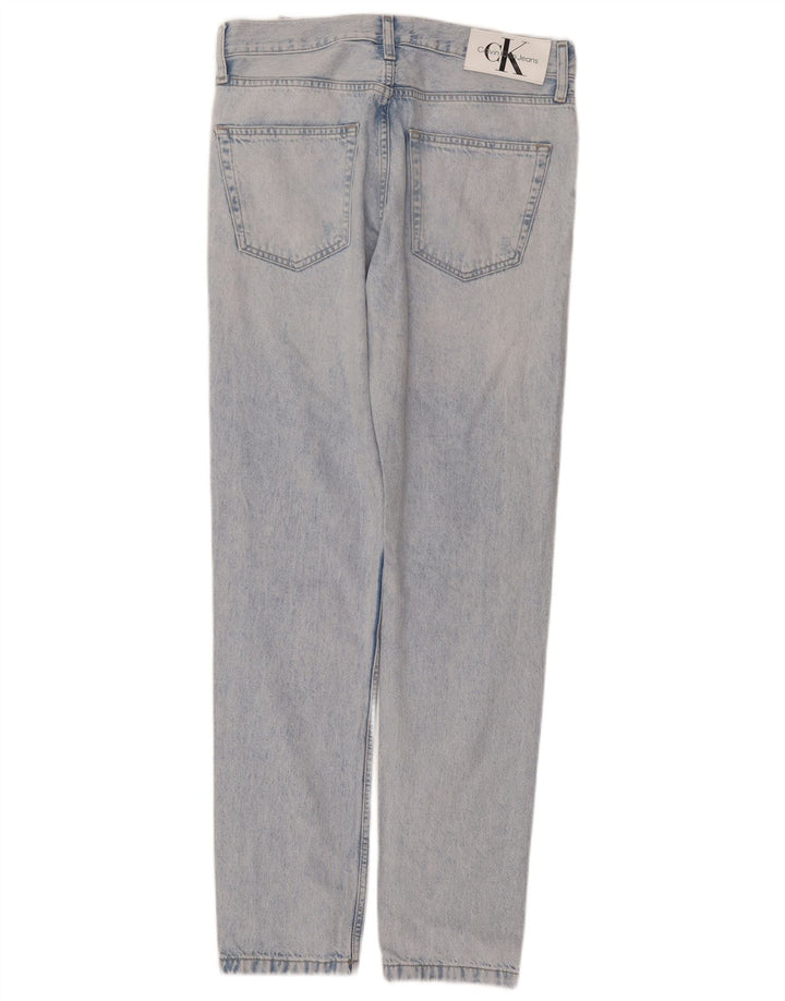 Calvin Klein Blugi Slim Distressed pentru bărbați W30 L33 Bumbac albastru