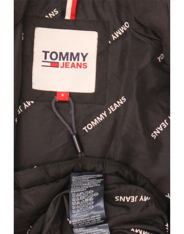 Palton căptușit supradimensionat pentru femei Tommy Hilfiger UK 10 Poliester negru mic