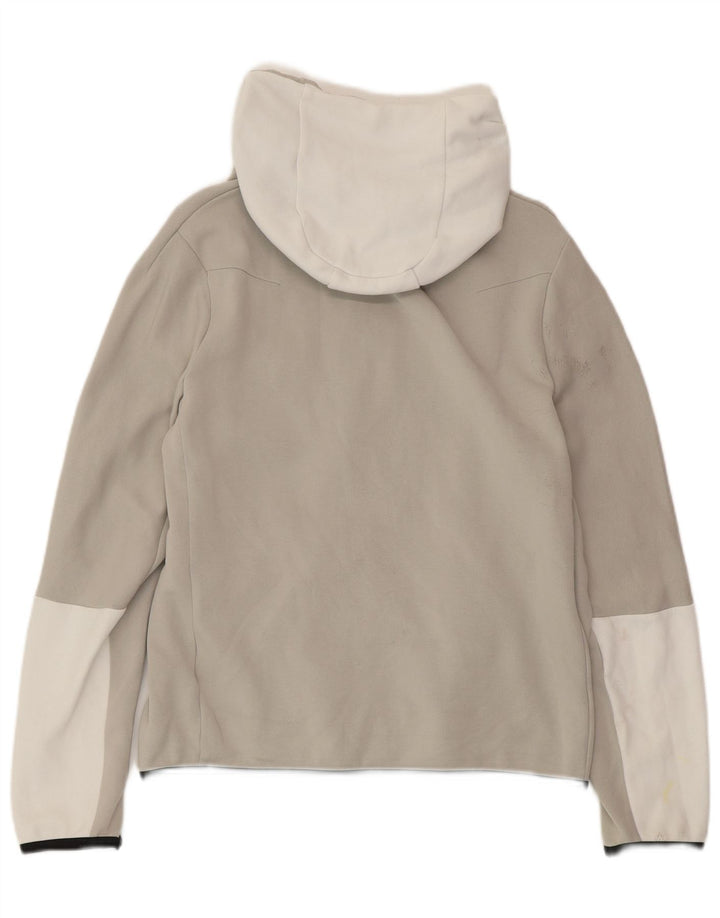 Pulover NIKE pentru băieți, cu fermoar, 13-14 ani, XL, bumbac color bloc, gri